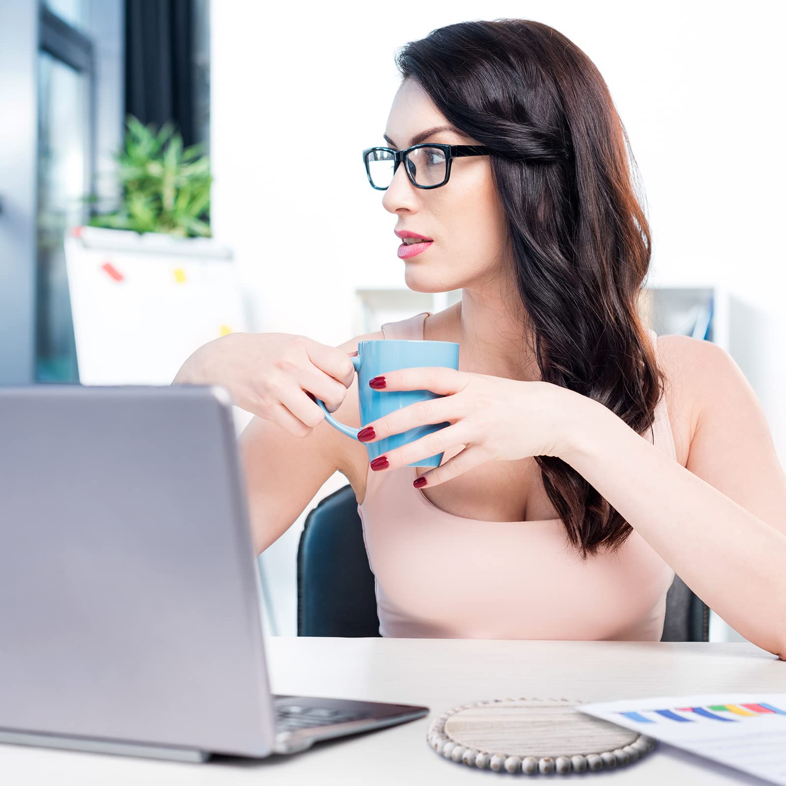 Honeydak 6 Pcs Beaded Wood Coasters Sets 3.94 Inches Round Beaded Farmhouse Coasters Home Wood For Drinks Bar Table Top Home Kit